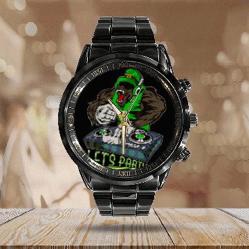 Discover Gorilla Pet Disc Jockey Djane Gorilla DJ Controller St Baseball Tees Calendar Steel Band Watch