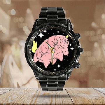 Discover Unicorn Pet Tardigrade Zip Calendar Steel Band Watch