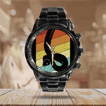 Discover Python Pet Retro Snake Lover Pythonidae Snake Owner Banana Ball Python 1 Calendar Steel Band Watch