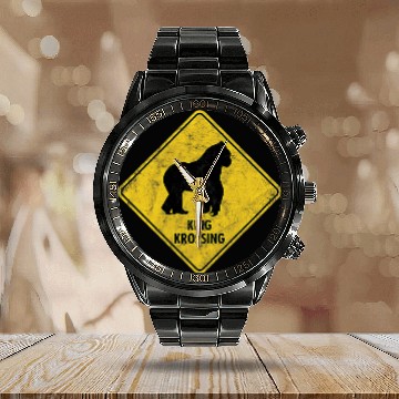 Discover Gorilla Pet Lowland Mountain Silverback Gorilla Ape Chimpanzee Primate Calendar Steel Band Watch