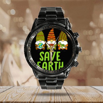 Discover Turtle Pet Three Gnomes Plant Turtle Save Earth Gardening Gardener Baseball Tees Calendar Steel Band Watch