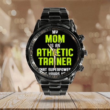 Discover Athletic Trainer Gym Coachs Power Wellness Coaching 22 Calendar Steel Band Watch