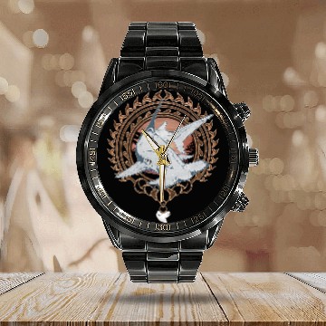 Discover Shark Pet Hammerhead Shark Polynesian Tribal Baseball Tees Calendar Steel Band Watch
