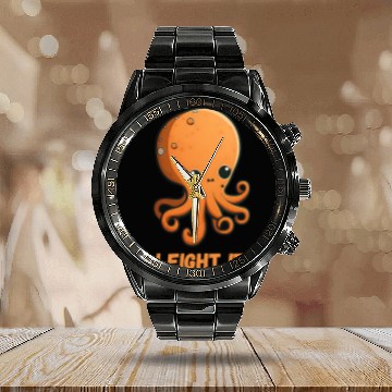 Discover Octopus Pet I Eight It Octopus Squid Coral Tentacles Calamar Calendar Steel Band Watch