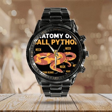 Discover Python Pet Anatomy Of A Ball Python Banana Ball Python Calendar Steel Band Watch