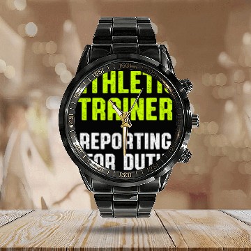 Discover Athletic Trainer Gym Coachs Reporting Wellness Coaching Calendar Steel Band Watch