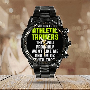 Discover Athletic Trainer Gym Coachs Like Wellness Coaching Baseball Tees Calendar Steel Band Watch