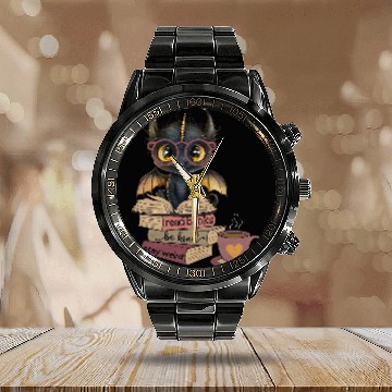 Discover Book Fun Funny Dragon Read Books Be Kind Stay Weird Baseball Tees Calendar Steel Band Watch