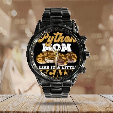 Discover Python Pet Ball Python Mom And Royal Python Calendar Steel Band Watch
