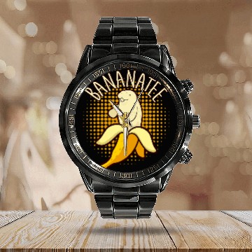 Discover Manatee Pet Banana I Bananatee Baseball Tees Calendar Steel Band Watch