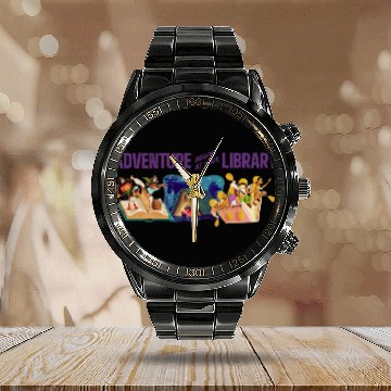 Discover Book Fun Summer Reading Program 04 Adventure Begins at Your Library 09 Zip Calendar Steel Band Watch