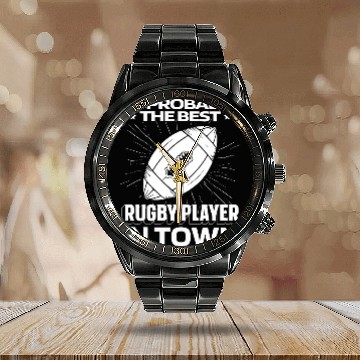 Discover Sport Rugby Union Player League Rugby Calendar Steel Band Watch