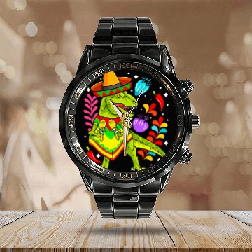 Discover Dinosaur Pet Cinco De Mayo Kids Poncho Sombrero Chili Pepper Baseball Tees Calendar Steel Band Watch