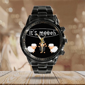 Discover Sheep Pet Black Sheep Thats Me Funny Farmer Animal Baseball Tees Calendar Steel Band Watch