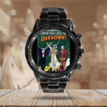 Discover Book Fun Halloween Horror vintages Vampire Grim Reaper Comic Baseball Tees Calendar Steel Band Watch