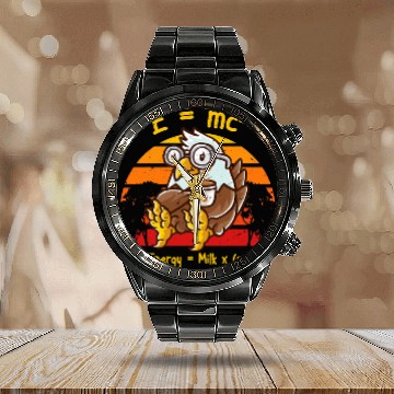 Discover Coffee Fun Nerd Math Formula Teacher Coffee Mug Bald Eagle Calendar Steel Band Watch
