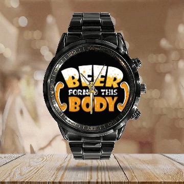 Discover Beer Fun Beer Drinker Drinking Party Alcohol Funny Beer Baseball Tees Calendar Steel Band Watch