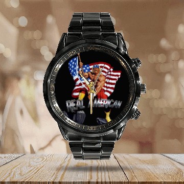 Discover Hulk Hogan Real American Calendar Steel Band Watch