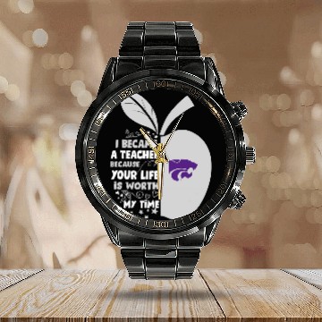 Discover Kansas State Wildcats I Became Teacher Team Calendar Steel Band Watch