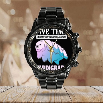 Discover Bear Pet Tardigrade Water Bear Extinction Event Champion Tdesign Tde Zip Calendar Steel Band Watch