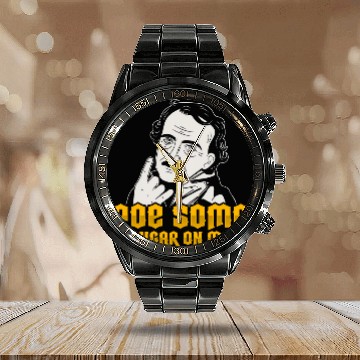 Discover Edgar Allan Poe 2American Writer 2Author Edgar Allen Poe 21 Baseball Tees Calendar Steel Band Watch