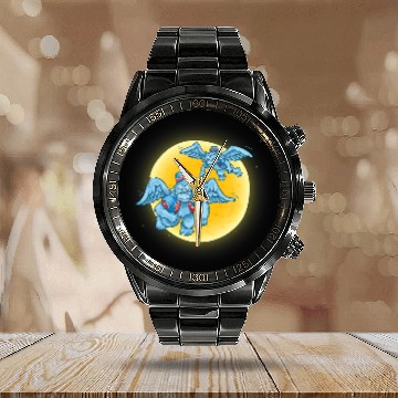 Discover Flying Monkey for Women Men Kids Monkey Wicked Witch Flying Calendar Steel Band Watch