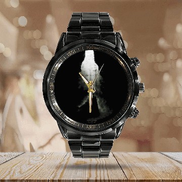 Discover Batman Begins Distressed The Cave Bat Vignette Poster Calendar Steel Band Watch