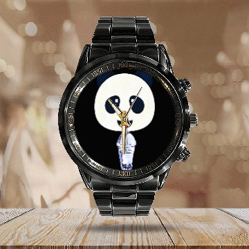 Discover Panda Pet popular boba bubble milk tea smoothies panda smoothie panda Calendar Steel Band Watch