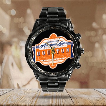 Discover Beer Fun Classic vintages Houston Beer Label Houston Pride Calendar Steel Band Watch