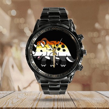 Discover Bear Pet Gay Bear Triceratops Bear Pride Baseball Tees Calendar Steel Band Watch