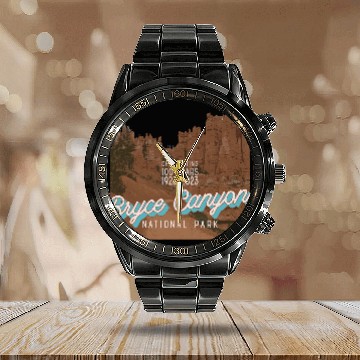 Discover Bryce Canyon National Park Centennial 100th Anniversary Gear 1 Calendar Steel Band Watch