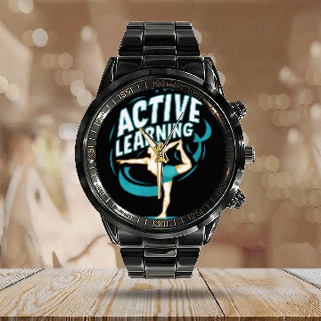 Discover Physical Education Teacher School Subject PE Teacher 10 Calendar Steel Band Watch