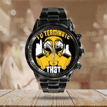 Discover Bed Bug Pest Control Exterminator Pest Controller Calendar Steel Band Watch