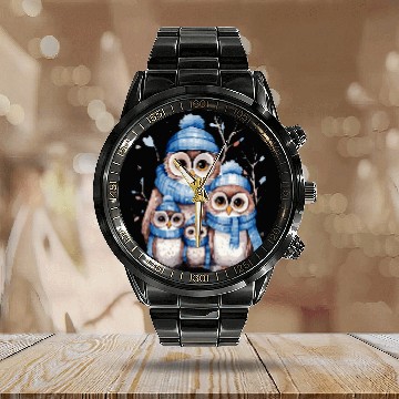 Discover Owl Pet Night Bird Eagle Owl Barn Owl Wisdom Mouse 07 Baseball Tees Calendar Steel Band Watch