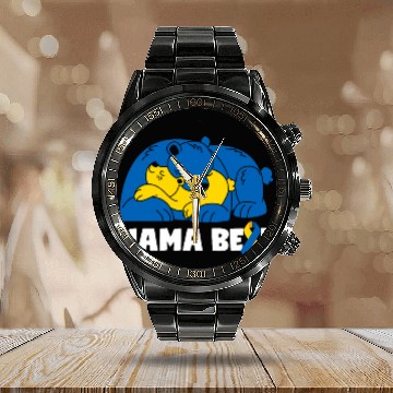 Discover Bear Pet Mama Bear Down Syndromes Awareness T05 Baseball Tees Calendar Steel Band Watch