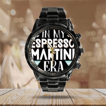Discover Wines Fun In My Espresso Martini Era 2 Baseball Tees Calendar Steel Band Watch