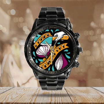 Discover Chef Tattoo Cooking Cook Kitchen Cutting Onions Tattoo Calendar Steel Band Watch