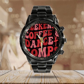 Discover Coffee Fun Weekends Coffee and Dance Comps Funny Dance Mom Dance Mama Baseball Tees Calendar Steel Band Watch