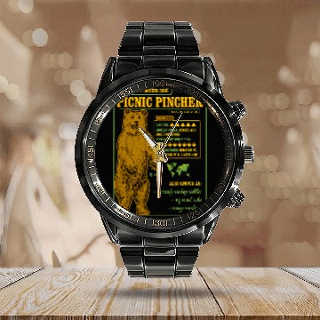 Discover Bear Pet Fact File Picnic Pincher Grizzly Baseball Tees Calendar Steel Band Watch