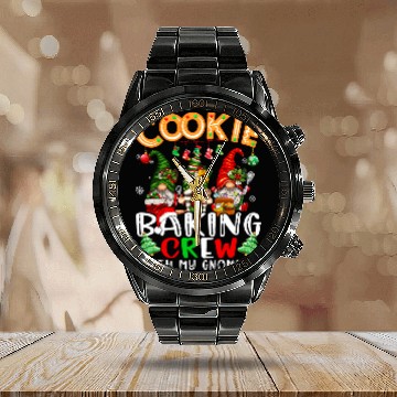 Discover Cookie Baking Crew With My Gnomies Cooking Gnomes Christmas Calendar Steel Band Watch