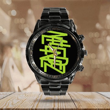 Discover Graffiti Underground Calendar Steel Band Watch