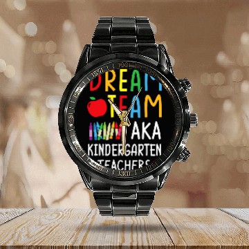 Discover Kindergarten Teacher Calendar Steel Band Watch Dream Team Aka Kindergarten Teacher Calendar Steel Band Watch