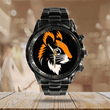 Discover Squirrel Pet Face Minimalism Animals Calendar Steel Band Watch