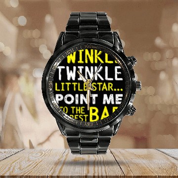 Discover Wines Fun Whiskey Gin Brandy Tequila Wines Beverages cool design Calendar Steel Band Watch