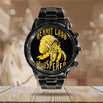 Discover Hermit Crab Whisperer 1 Calendar Steel Band Watch