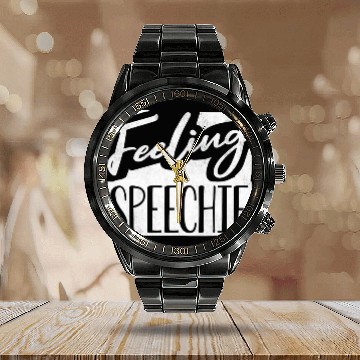 Discover Speech Pathology Speech Pathologist Speech Therapist 8 Calendar Steel Band Watch