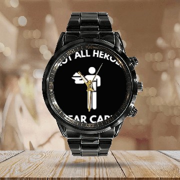 Discover Not All Heroes Wear Capes Server Restaurant Waiter Waitress Calendar Steel Band Watch
