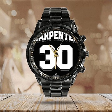 Discover Kerry Carpenter 30 Detroit MLBPA 22 Baseball Tees Calendar Steel Band Watch