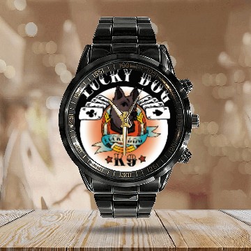 Discover K9 Handler K9 Unit Police Military K9 German Shepherd Tattoo Baseball Tees Calendar Steel Band Watch