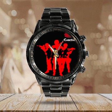 Discover Moroccan special forces design to feel defferent looking Calendar Steel Band Watch